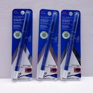 Almay All-Day Intense Gel Eyeliner, #120 Nocturnal Navy, 0.045 oz (3 pack)